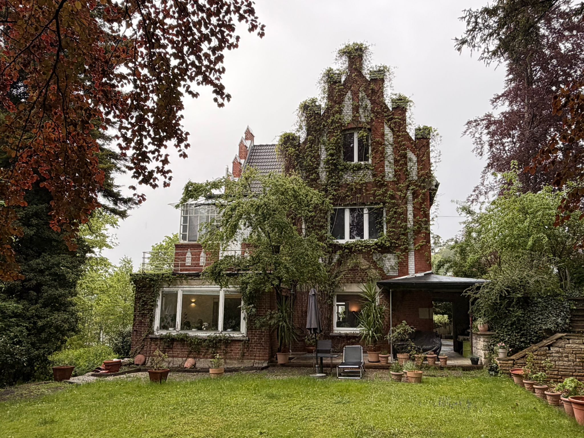 Garten vorher